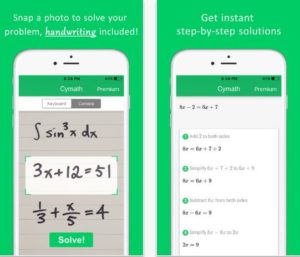 Cymath App - Math Problem Solver and Homework Help for Smartphones