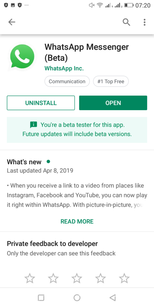 WhatsApp Contacts not showing or Seeing numbers instead of contacts' names