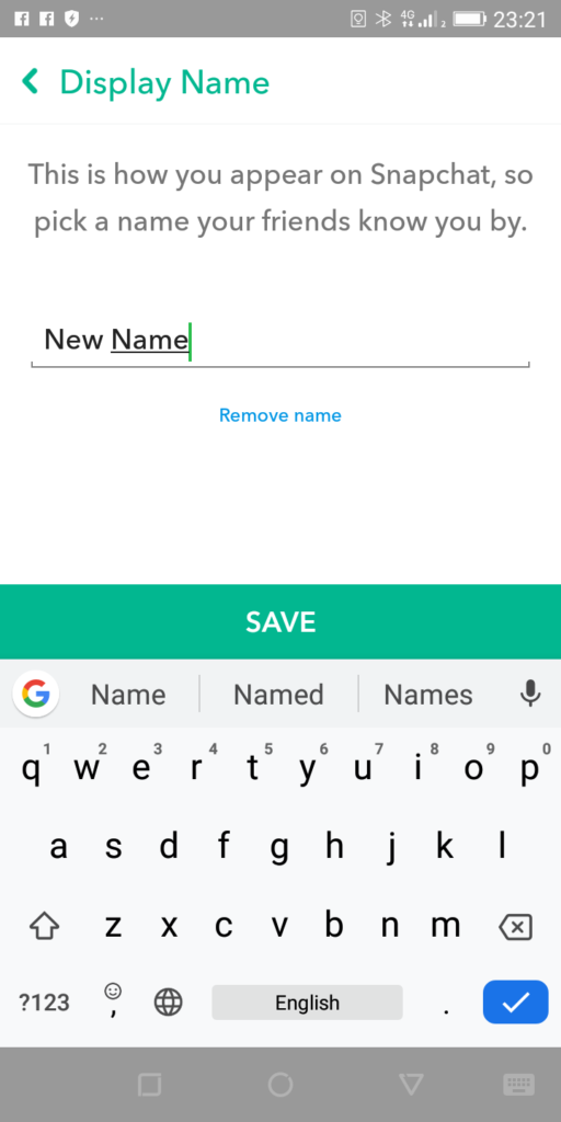 How to change nickname on Snapchat or Snapchat name 2019